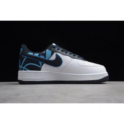 Nike Erkek Air Force 1 '07 Lv8 Beyaz / Koyu Obsidian Kaykay Ayakkabı Türkiye - MKMF6FQ3